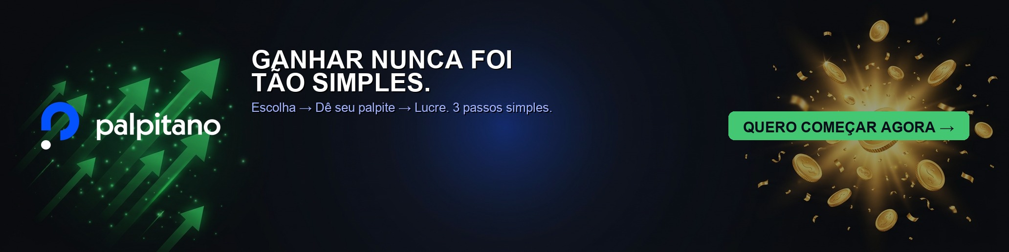 Palpitano — Esportes, Cripto e Mercados